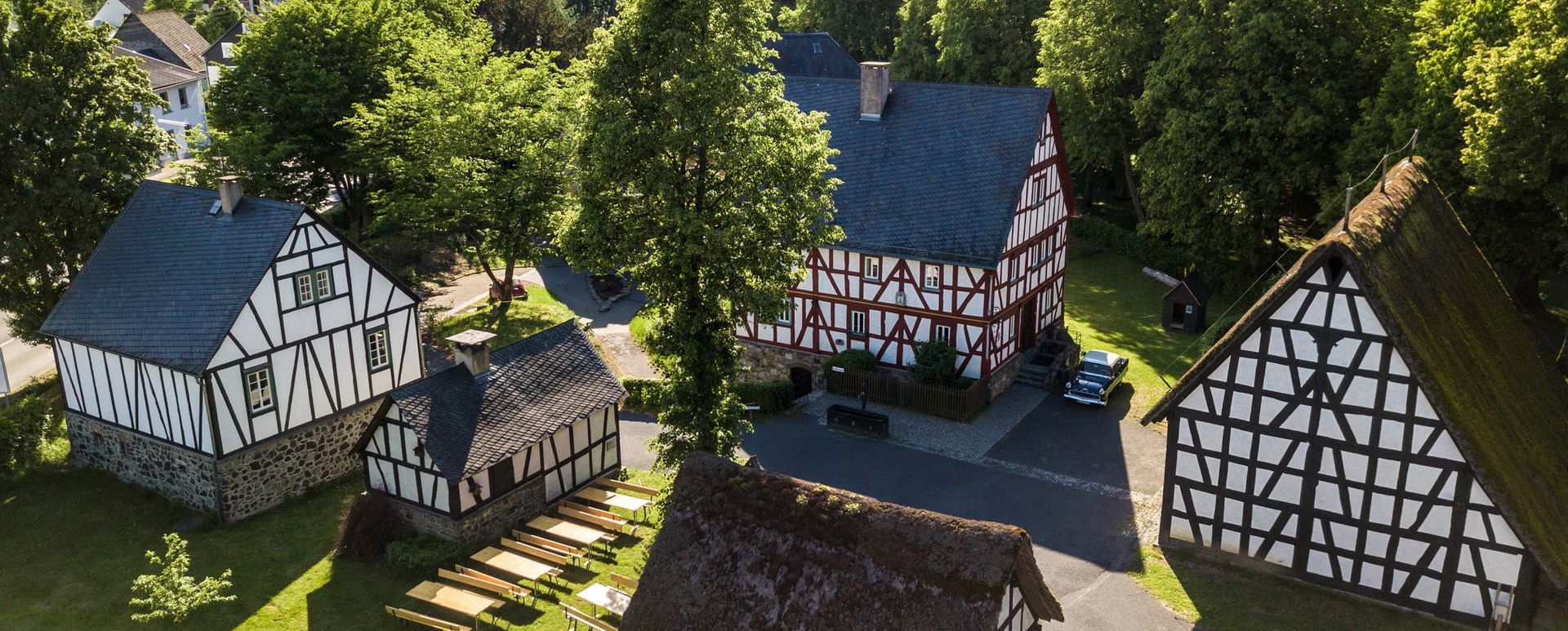 Luftbild Landschaftsmuseum Westerwald