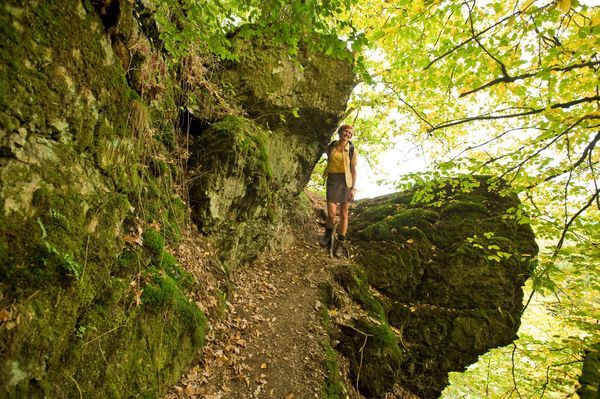 Der Weltendepfad in der Kroppacher Schweiz ist ein beliebtes Ziel für geübte Wanderer